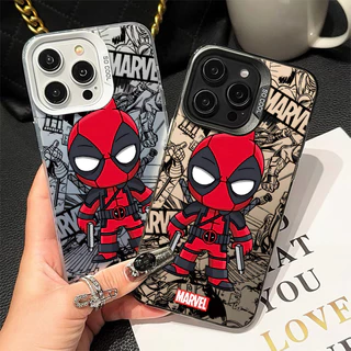เคสโทรศัพท์มือถือเดดพูล เคสไอโฟน11 For iPhone 13 12 14 15 16 ProMAX 14 15 16 Plus XR XS X 7P 8P เคสโทรศัพท์มือถือมาร์เวล