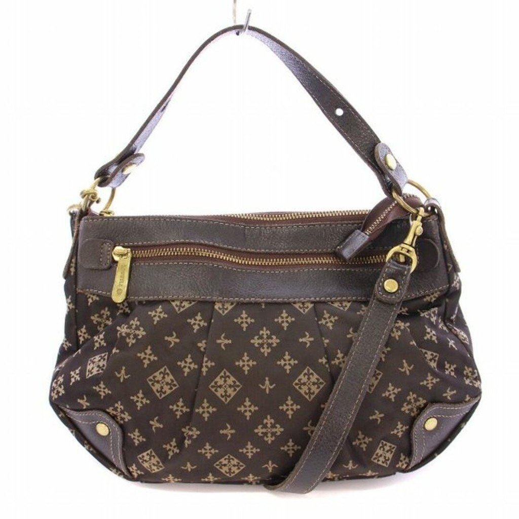 russet Shoulder Bag brown Direct from Japan Secondhand