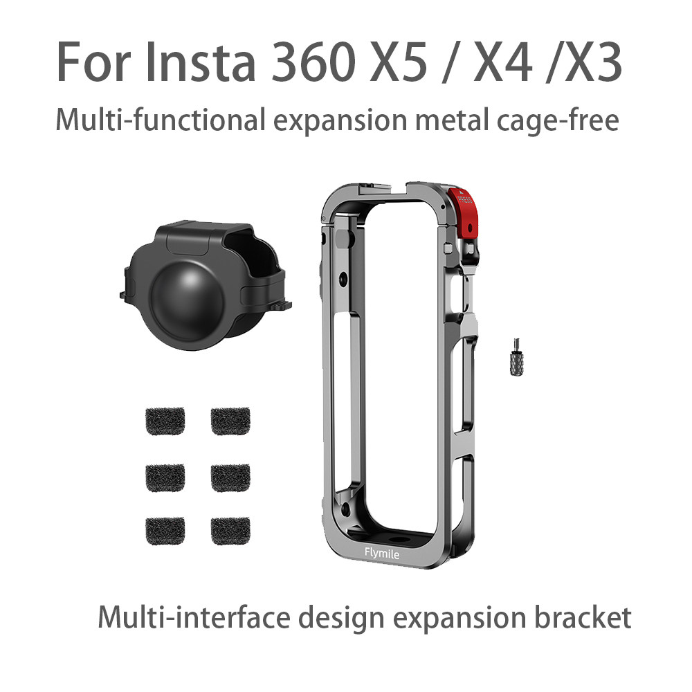 สําหรับ Insta360 X5 วงเล็บโลหะสําหรับ Insta360 X5 Multi-function ขยายสําหรับ Insta360 X5 กล้องขยายอุ