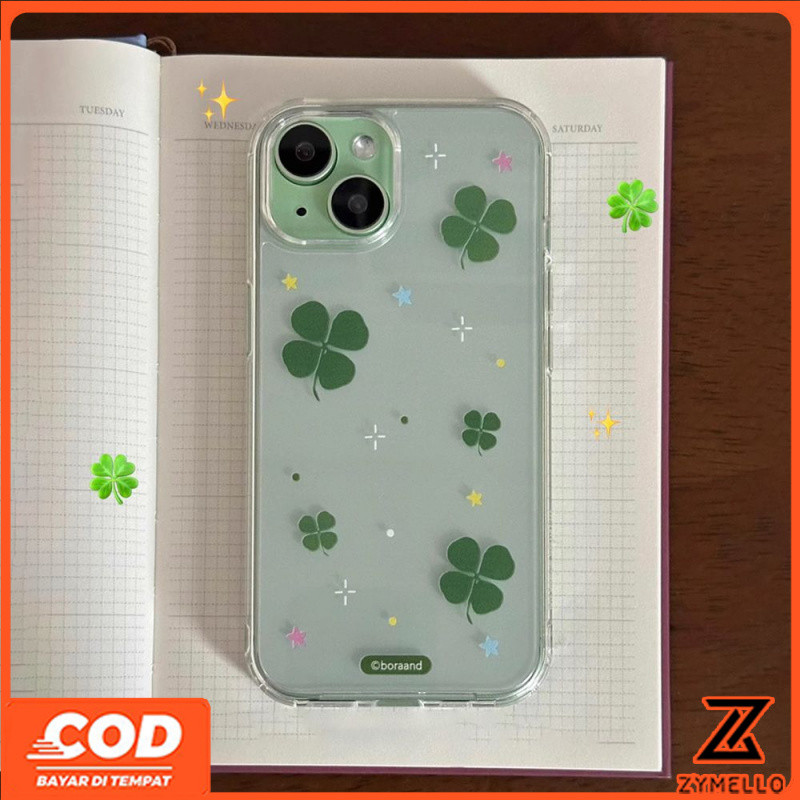 สําหรับ Honor X7C X8C X9C X7D X9D X6A X8B X7B X9B Honor 400 SMART Honor 200 SMART Fresh Star Four-Leaf Clover กันกระแทก TPU เคสโทรศัพท์