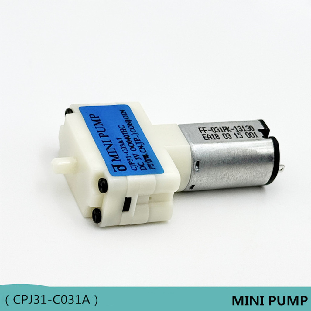 CJP31-C03A1 Mini 031 มอเตอร์ปั๊มลม DC 3V 3.7V Micro ไดอะแฟรม Inflator ปั๊มออกซิเจนสําหรับ Aquarium ถ