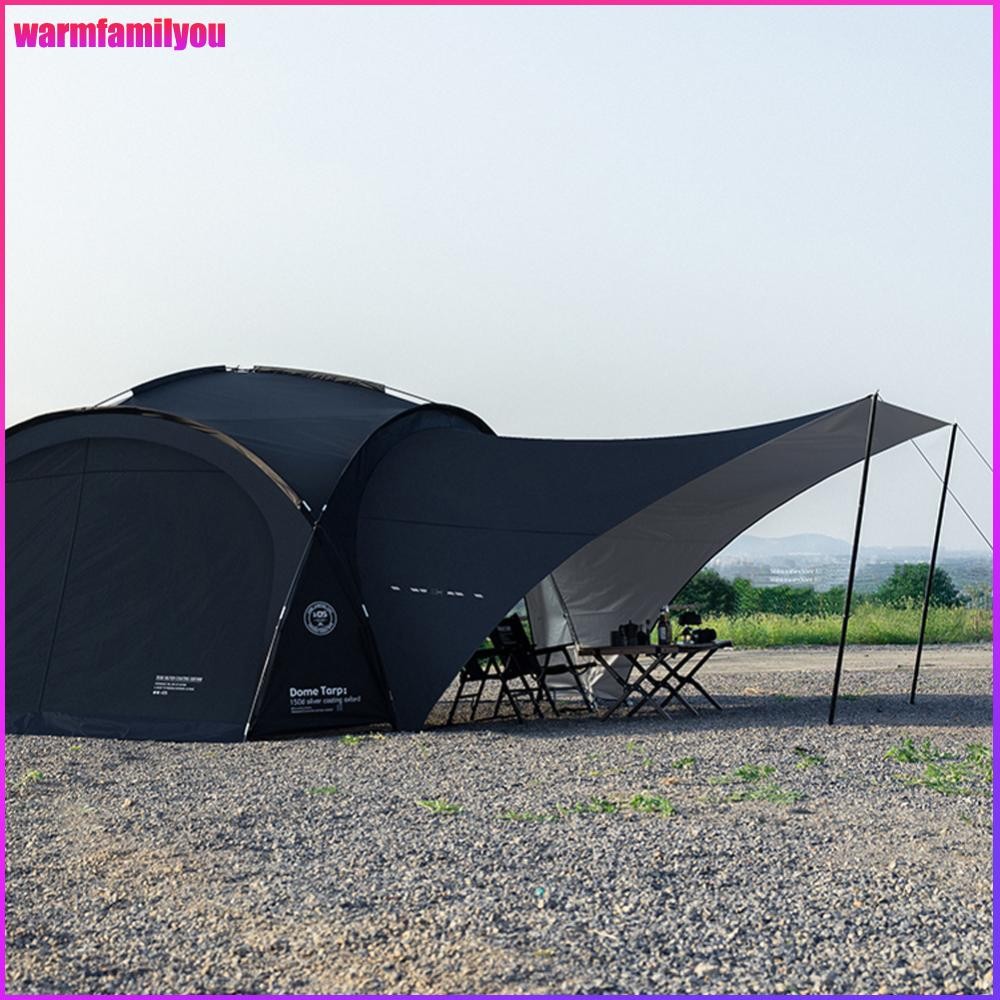 warmfamilyou Camping Dome Shelter 150D Oxford ผ้า PU3000MM กันน้ําสําหรับ Backyard Picnic