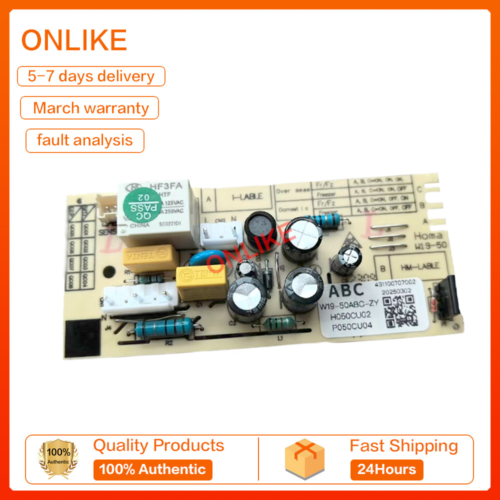 ใหม่บอร์ด EF-F4312E EF-F4312E(GR) W19-50ABC-ZY เมนบอร์ดหลักตู้เย็นตู้แช่แข็งตู้เย็น Peti Ais Sejuk (PE09)