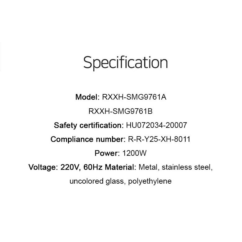 Rhinox RXXH-SMG9761A Multi Electric Grill Hot Pot Cooking Oven - รูปที่ 6