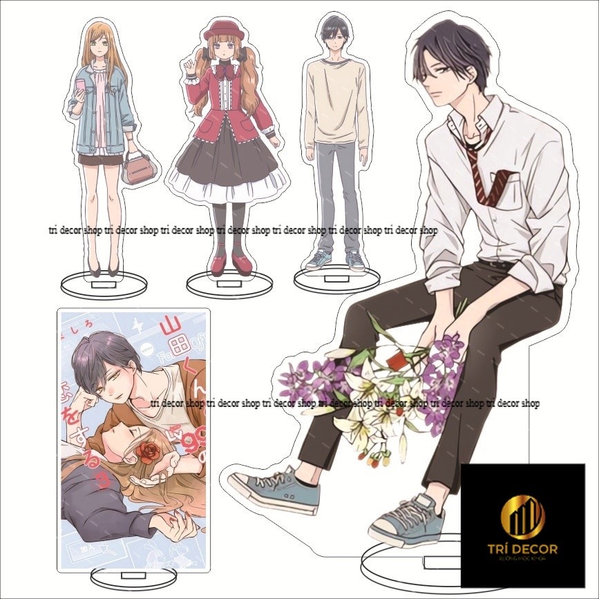 ขาตั้งอะคริลิค รุ่น My Love Story พร้อม Yamada-kun At Lv999 โต๊ะตกแต่ง ศึกษามุม สูง 15 ซม.