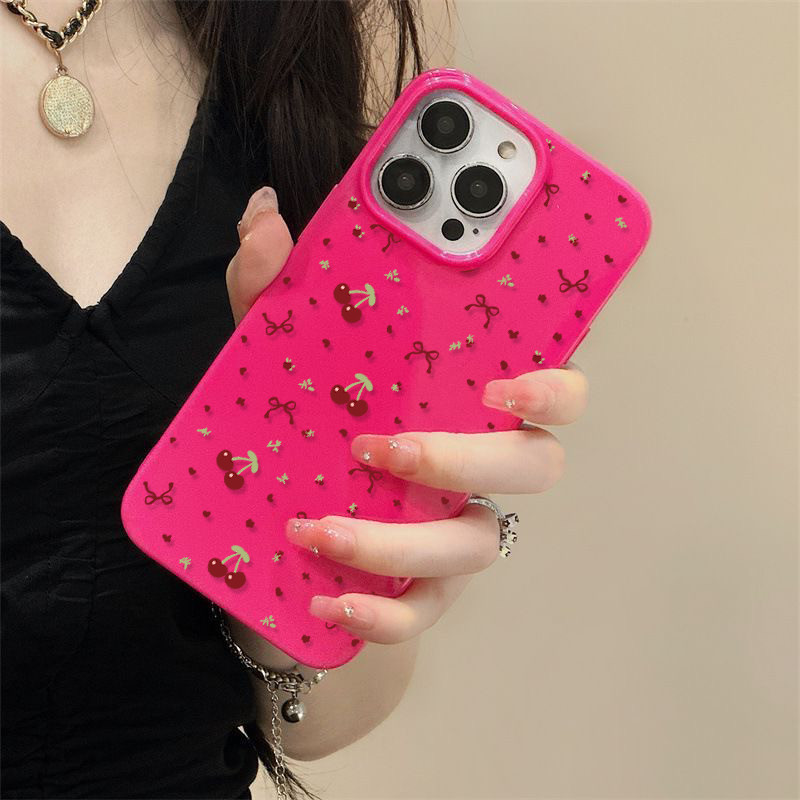 สำหรับ iPhone 16 Pro Max เคส ไอโฟน สีดำมันTPUซอฟท์เคส กันกระแทกกล้องป้องกัน โบว์ดอกไม้ เข้ากันได้กับ 14 13 12 Pro 11... - รูปที่ 4