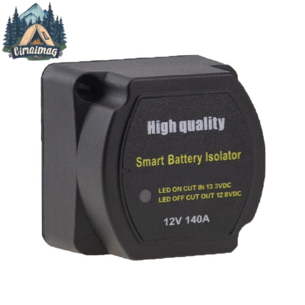 12V สมาร์ทสวิตช์ Sensitive 140 Amp แบตเตอรี่ Isolator Kit สําหรับรถยนต์ RVs เรือยอชท์ ATVs