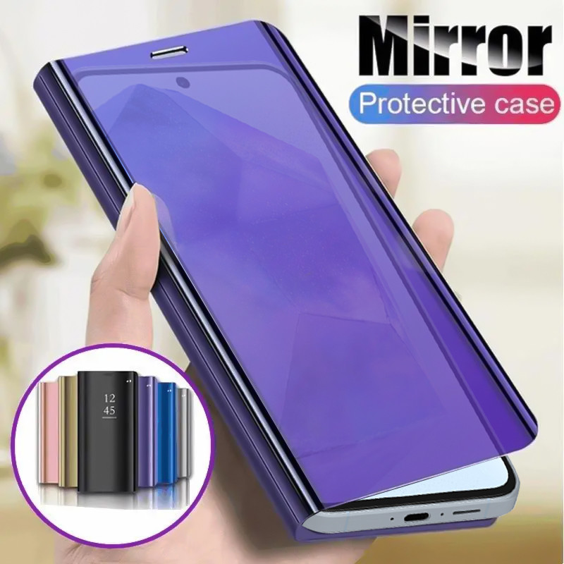 ซองหนังพลิกกระจกสําหรับ Xiaomi Redmi Note 15 14 Pro+ 14 15 Pro ฝาครอบมาตรฐาน