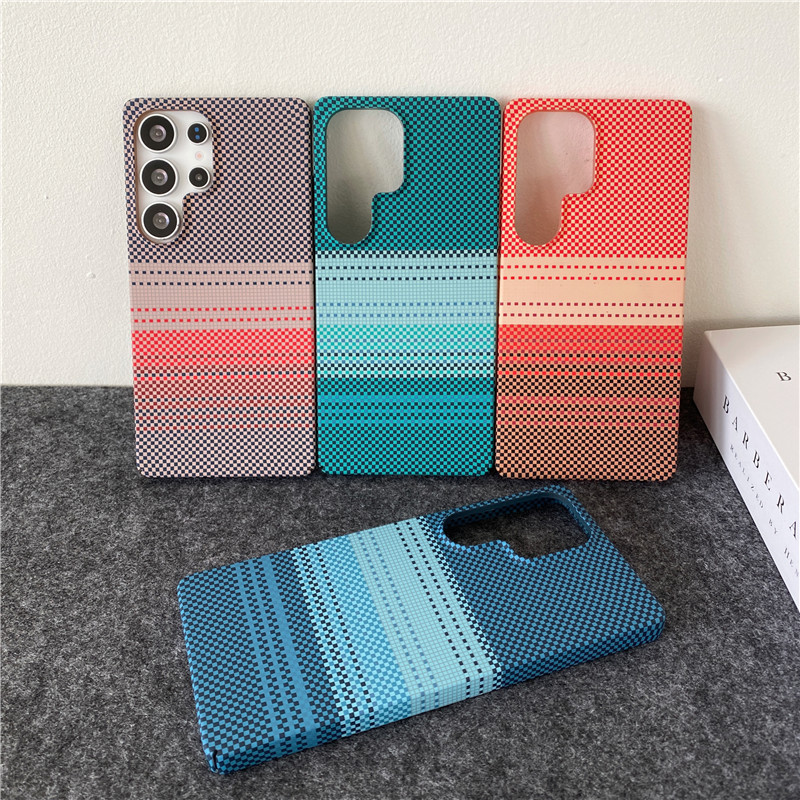 เคสโทรศัพท์ไล่โทนสีคาร์บอนไฟเบอร์แม่เหล็กสําหรับ Samsung Galaxy S25 S24 23 Ultra Plus ฝาครอบกันกระแทก ราคา ถูกที่สุด ดีลบีเคเค แกลเลอรีภาพที่ 2