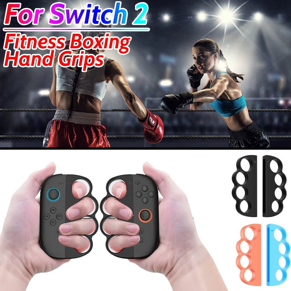 Fitness Boxing Hand Grips สําหรับ Nintendo Switch 2 JoyCon Controller Boxing Grip Boxing Handle Grips สําหรับ NS2 เกมอุปกรณ์เสริม