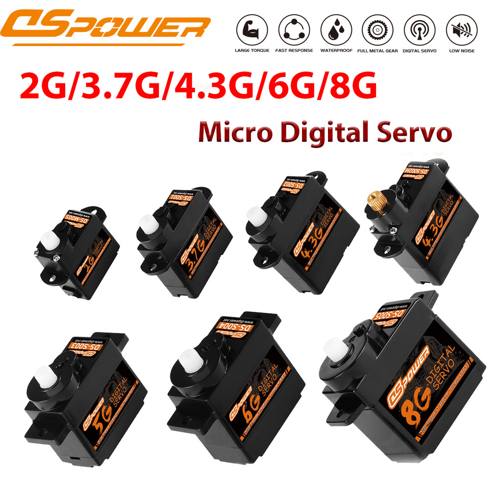 ​DSpower 2g 3.7g 4.3g 5g 6g 8g Micro Digital Servo mini servo สําหรับ F949S K110S ในร่มเที่ยวบินเครื