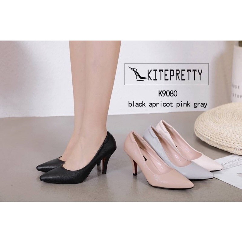 New รองเท้าคัชชูส้นสูง 9080 kipretty หนังส้นสูง 3นิ้ว พร้อมส่ง K9080