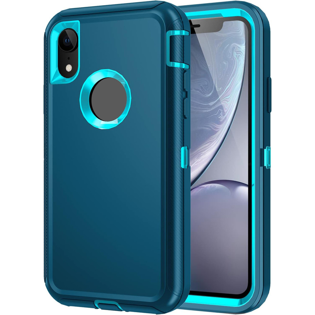 สําหรับiphone XR X/XS Max 16 15 Pro MaxกรณีHeavy Dutyกันกระแทกฝุ่น/Drop Proof 3 ชั้นFull Bodyป้องกันที่ทนทานMatte CoverสําหรับiPhone 16 15 14 Plus 13 12 Mini 11 Pro Max