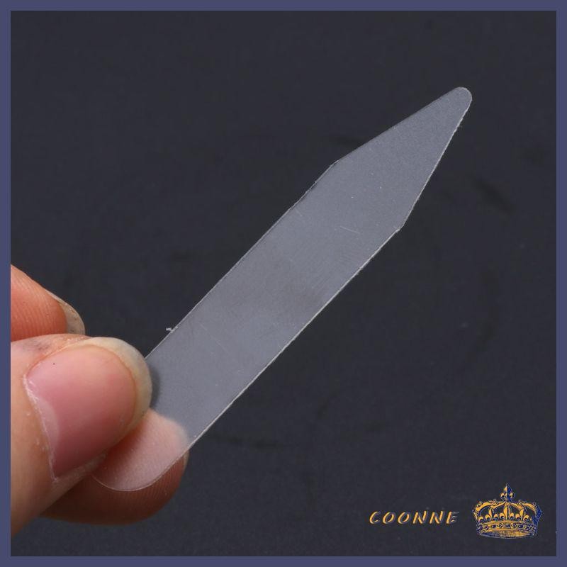 Coonn 200 ชิ้น ปกเสื้อใส รองรับ อุณหภูมิ ปกเสื้อ ใส่ แมตต์ ใส ปกเสื้อ