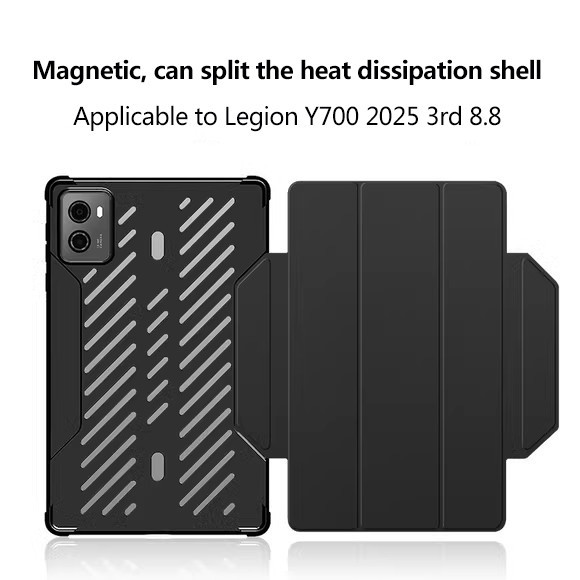 แม่เหล็กกระจายความร้อนสําหรับ Lenovo Legion Y700 3rd Gen 8.8 นิ้ว TB321FU ที่ถอดออกได้ PC Hard ป้องกันสําหรับ Lenovo Legion Y700 2025