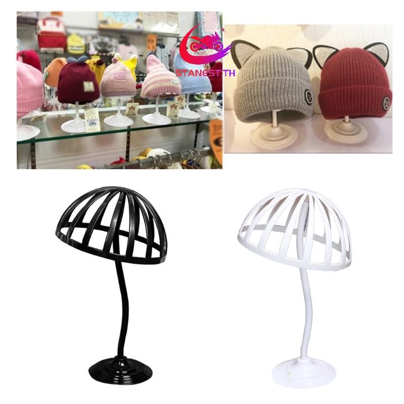 Stanest Freestand Wigs หมวกหมวกจัดเก็บผู้ถือจอแสดงผล Rack เครื่องเป่า Stand Organizer Mannequin สําหรับหัวสําหรับ Home Sh