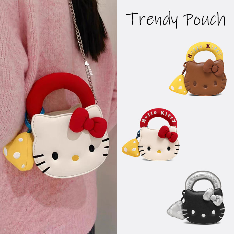 TRENDY POUCH กระเป๋าถือน่ารัก มูลค่าสูง ความจุสูง กระเป๋าสาวหวาน