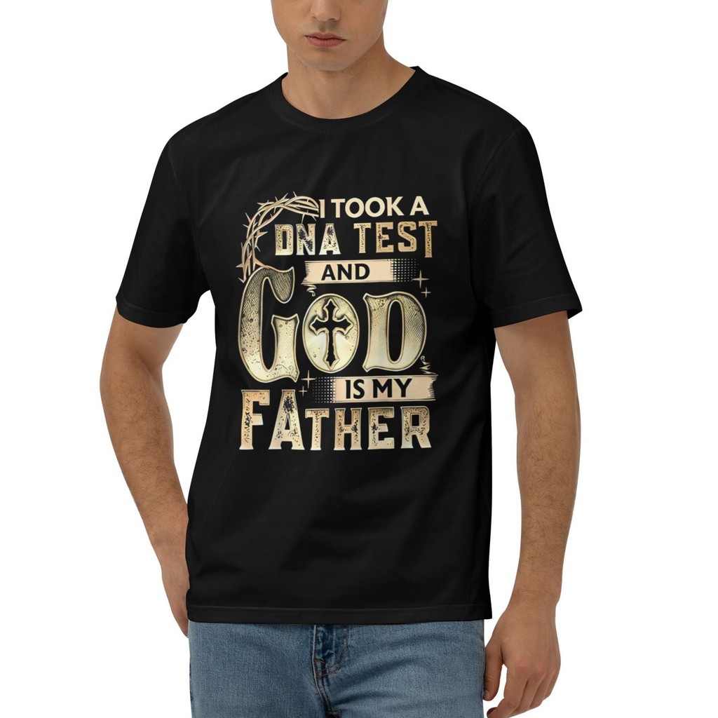 Christian I Took A Dna Test And God Is My Father Gospel Pray Cotton T-Shirt