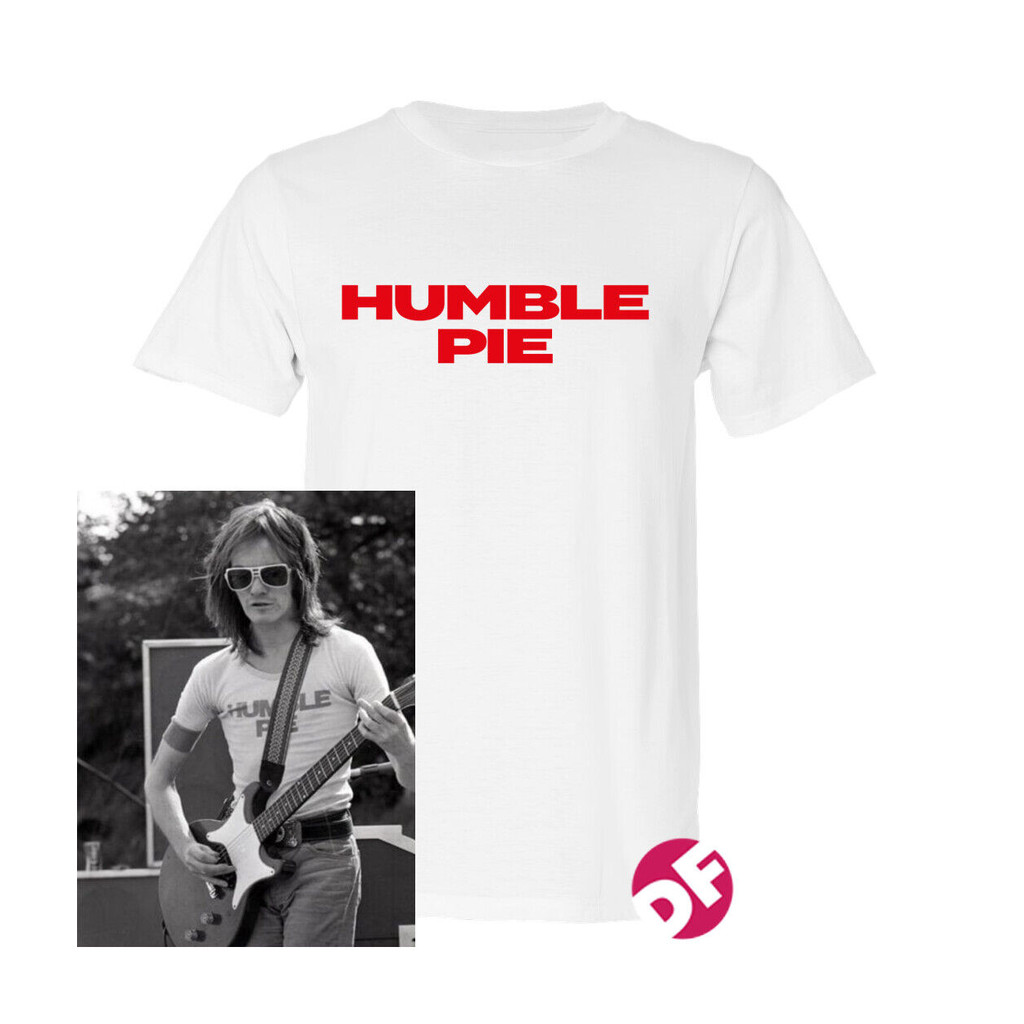 Humble Pie Tshirt สไตล์สวมใส่โดย Steve Marriott Humble Pie, หลากหลายสีใหม่