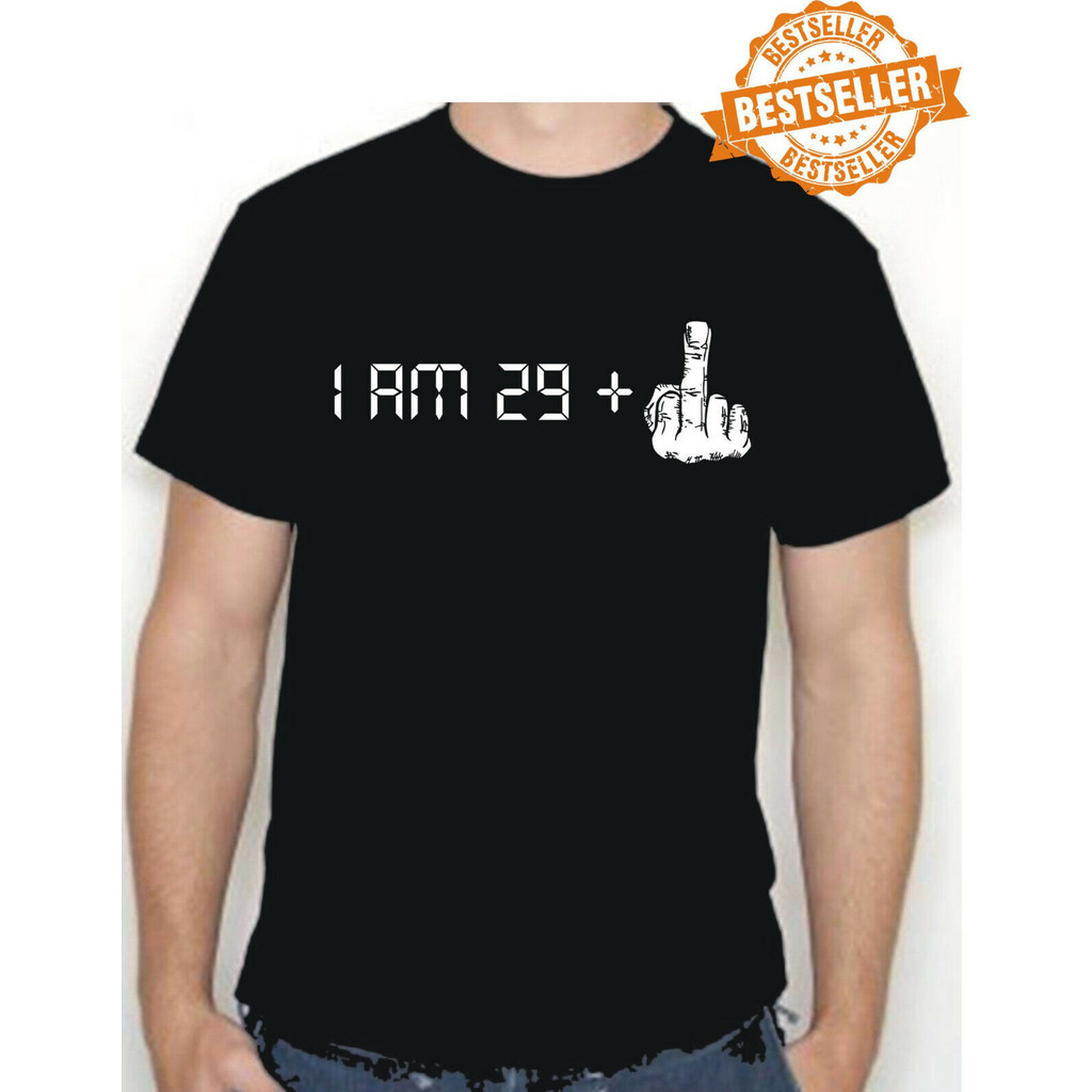 30Th Birthday T-Shirt / IM 29 + 1 / Middle Finger / Top / Funnyes