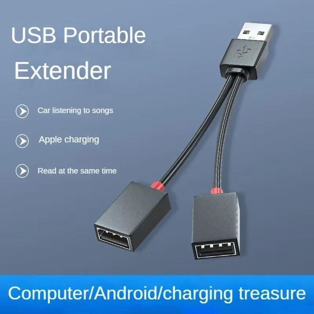 Cossy USB Hub, 3 in 1 Data Transfer USB Splitter, อะแดปเตอร์มัลติฟังก์ชั่น Type C Hub 2 in 1 USB Expander