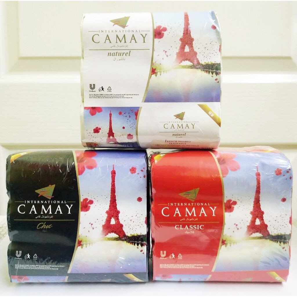 ❤️ไม่แท้คืนเงิน❤️ สบู่หอมคาเมย์ Camay Soap Bar 125 g.สบู่ให้ความชุ่มชื้นแก่ผิวและกลิ่นหอมติดทนนาน
