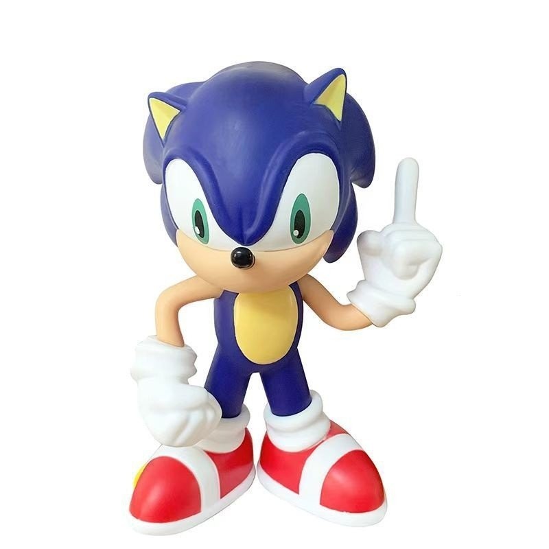 28 ซม.ขนาดใหญ่ SEGA เกม Sonic the Hedgehog รูปปั้น Supersonic ความเร็ว PVC Action Figures รุ่นเดสก์ท็อปตกแต่งคอลเลกชันตุ๊กตาของเล่น