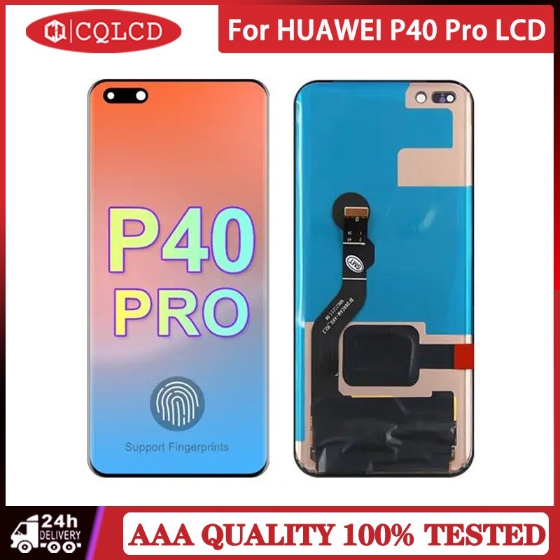 หน้าจอ TFT OLED สําหรับ Huawei P40 Pro จอแสดงผล LCD Touch Screen Digitizer Assembly Replacement