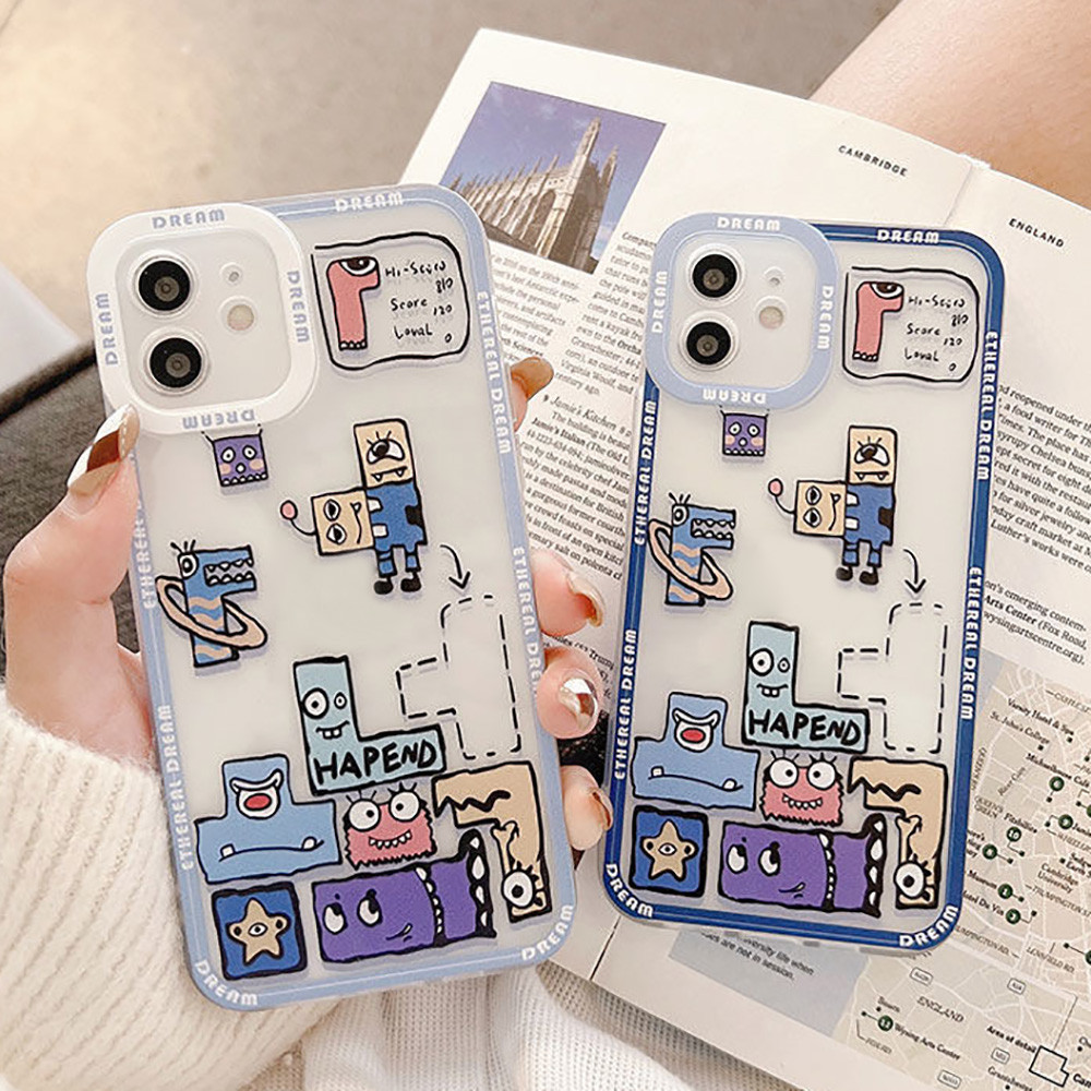 Case for iPhone 11 13 15 12 14 Pro Max 7 8 15 14 Plus X XS Max XR SE เคสโทรศัพท์ซิลิโคน TPU ใส แบบนิ่ม สําหรับ