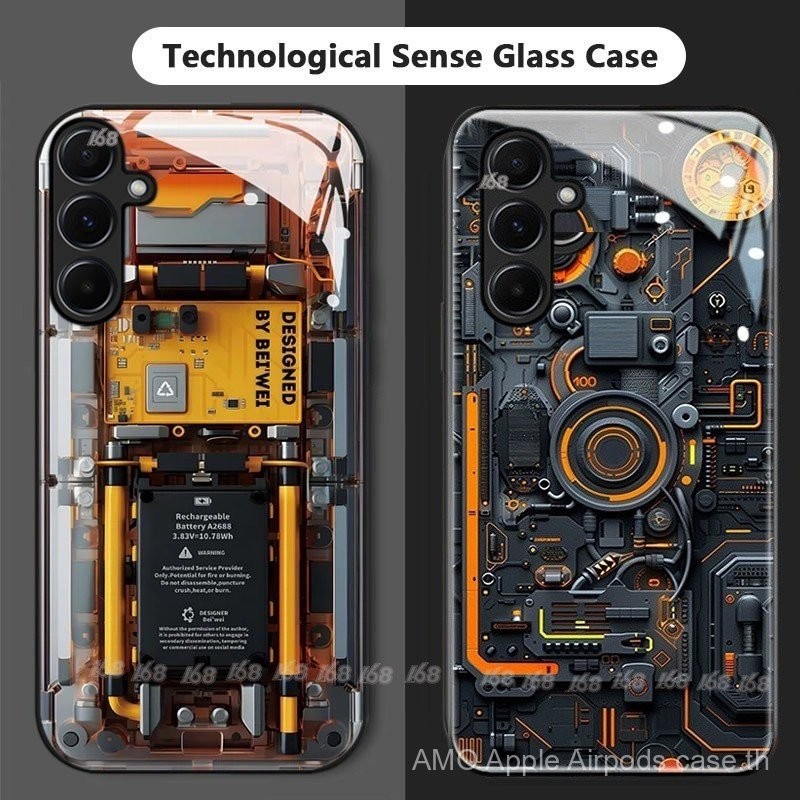Samsung A54 A25 A53 S24 FE A73 A55 A35 5G ปลอก Samsung A24 A05แผงวงจร PCBA เคสกันกระแทกพร้อมตัวป้องกันเลนส์กล้องฝาครอบโทรศัพท์สำหรับผู้ชาย