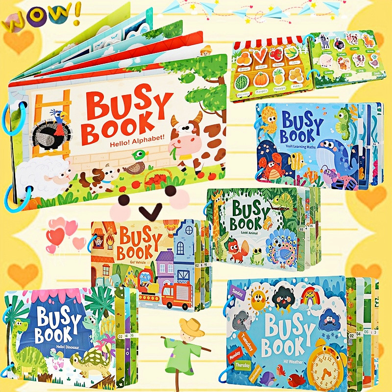 COD Busy Book Quiet Book หนังสือกิจกรรม หนังสือเสริมพัฒนาการ หนังสือฝึกสมอง ของเล่นเสริมพัฒนาการ