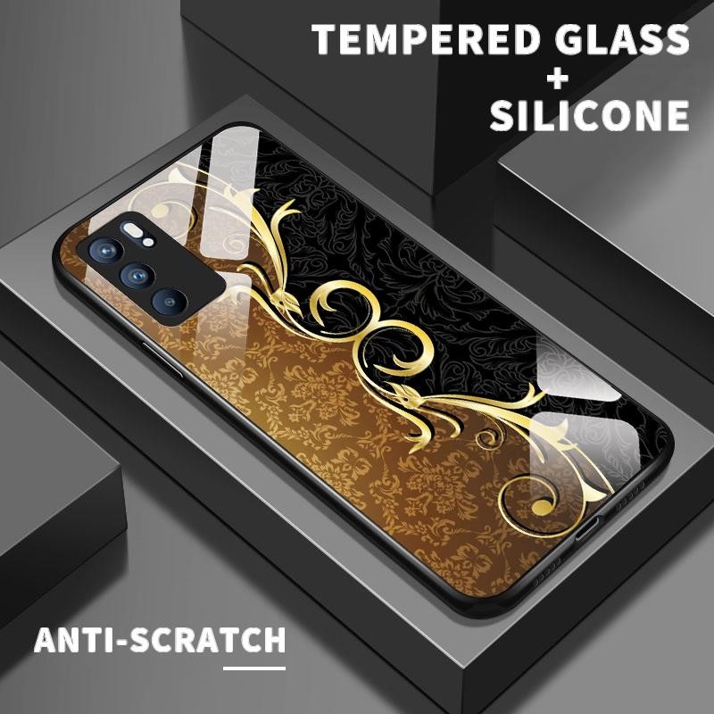 เหมาะสำหรับ OPPO Reno6 5G Reno7 Z Reno6 Lite Pro Reno8 กรณีโทรศัพท์ใหม่เคส Cool Bas-relief