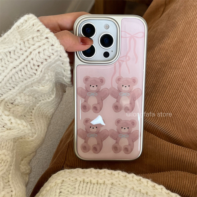แฟชั่นน่ารักกรณีโทรศัพท์สำหรับ iPhone 15 14 13 16 PRO MAX 14pro 13pro 16pro 15pro 16PROMAX ฝาครอบป้องกันฮาร์ด g litter ที่เรียบง่ายล้าง