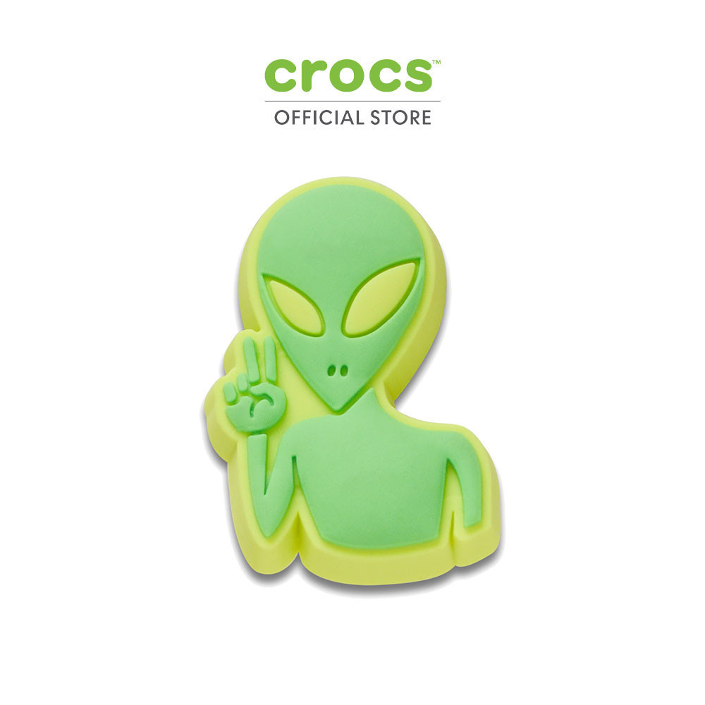 CROCS ตัวติดรองเท้า JIBBITZ SLIME ALIEN