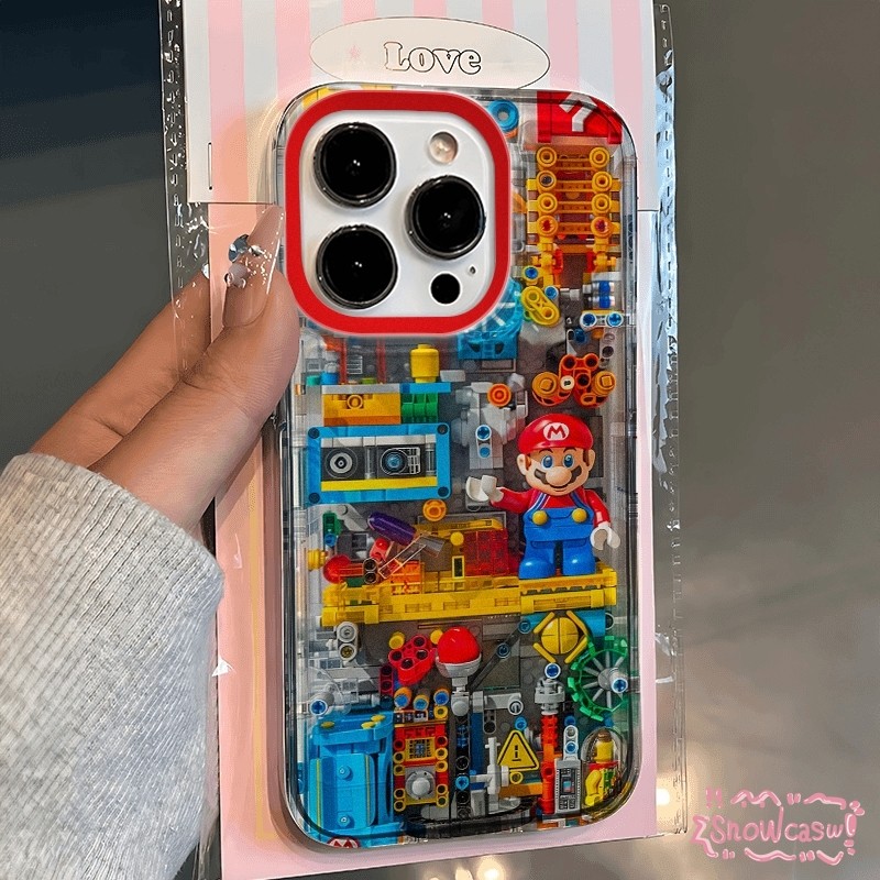 เคส Vivo Y20 Y21 Y17S Y15S Y12 Y16 Y27 Y11 Y15 Y17 Y20i Y20s Y91C Y91 Y30 Y36 Y35 อาคารที่น่าสนใจ มาริโอ น่ารัก - รูปที่ 3