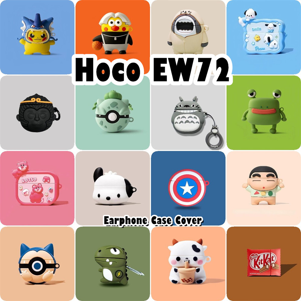 สําหรับ Hoco EW72 Case Casing Soft Silicone Cartoon Innovation Headphone Case Cover NO.2