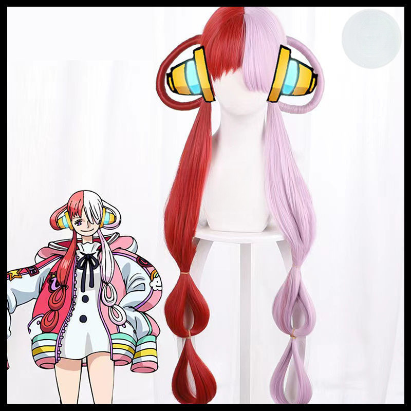 ราคาต่ำสุด 🍀ONE PIECE FILM RED UTA cosplay Wig