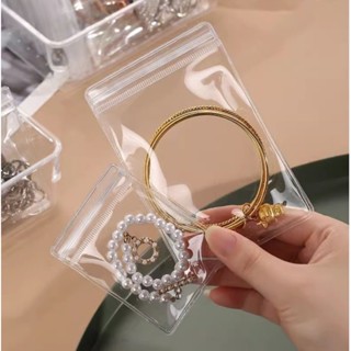 ถุงซิปล็อคใส ซองใส สําหรับใส่เครื่องประดับ สร้อยคอ แหวน สร้อ…