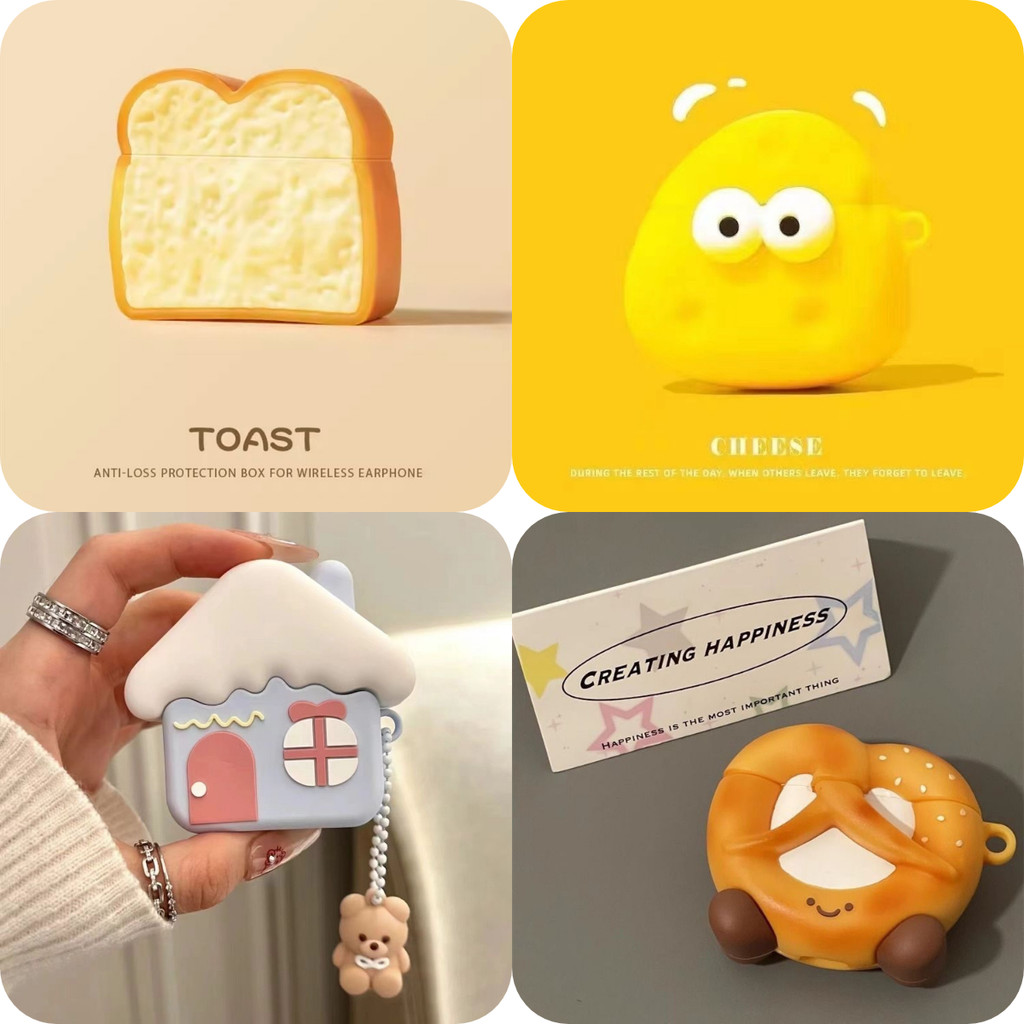 สําหรับ GOOJODOQ J228AI เคส Case เคสหูฟังลายมันฝรั่งเทียมน่ารัก