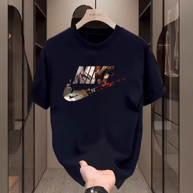 เสื้อยืดผู้ชาย แบรนด์อินเทรนด์ ทันสมัย เหมาะสำหรับฤดูร้อน แขนสั้นและครึ่งแขน เสื้อยืดหล่อและเยาวชน เสื้อท็อป
