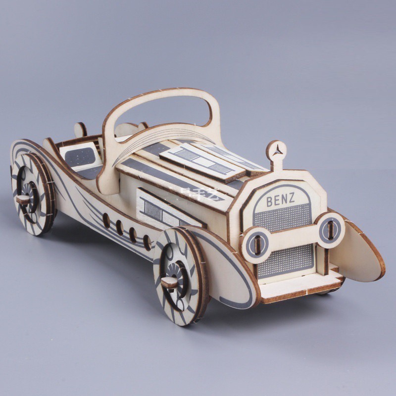 Benz Laser Car Model 3D Puzzle Toy