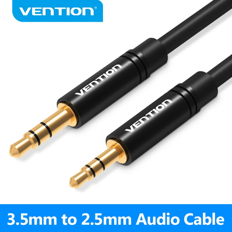 VENTION สายสัญญาณเสียง 3.5 มม. ถึง 2.5 มม. สําหรับหูฟังถึงลําโพง