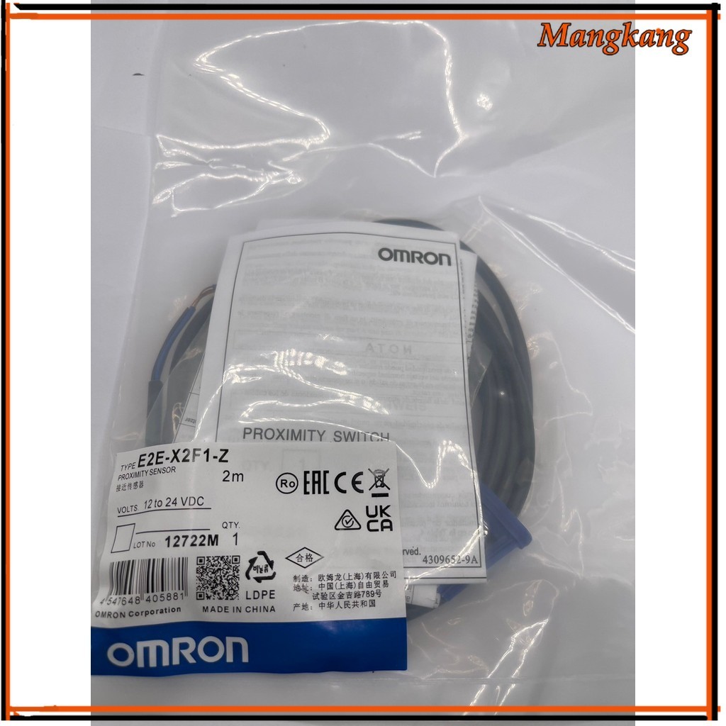 E2E-X2F1-Z Proximity Sensor เซ็นเซอร์จับโลหะ ระยะจับ 2มิล เกลียว 12มิล 12-24V PNP NO สินค้าพร้อมส่งในไทยของใหม่มือหนึ่ง