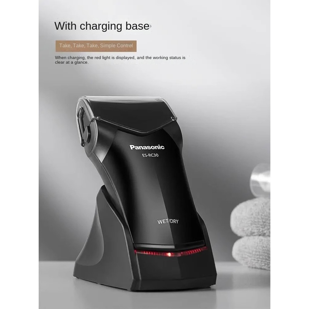 Panasonic ES-RC30 เครื่องโกนหนวดไฟฟ้าอเนกประสงค์ไร้สายแบบพกพาสําหรับแบบแห้งและเปียก ราคา ถูกที่สุด ดีลบีเคเค แกลเลอรีภาพที่ 5