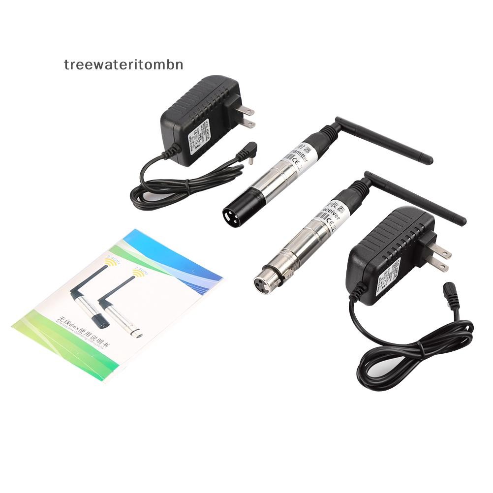 Tt DMX512 2.4G ตัวรับสัญญาณไร้สายเครื่องส่งสัญญาณตัวควบคุมแสงสําหรับอุปกรณ์ DMX mbn