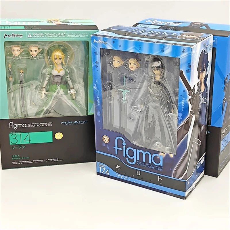 Sao Sword Art Online 174 Figma - Asuna, Kirito, Kiriko, Other - Poseable Action Figures - โมเดลแสดงร