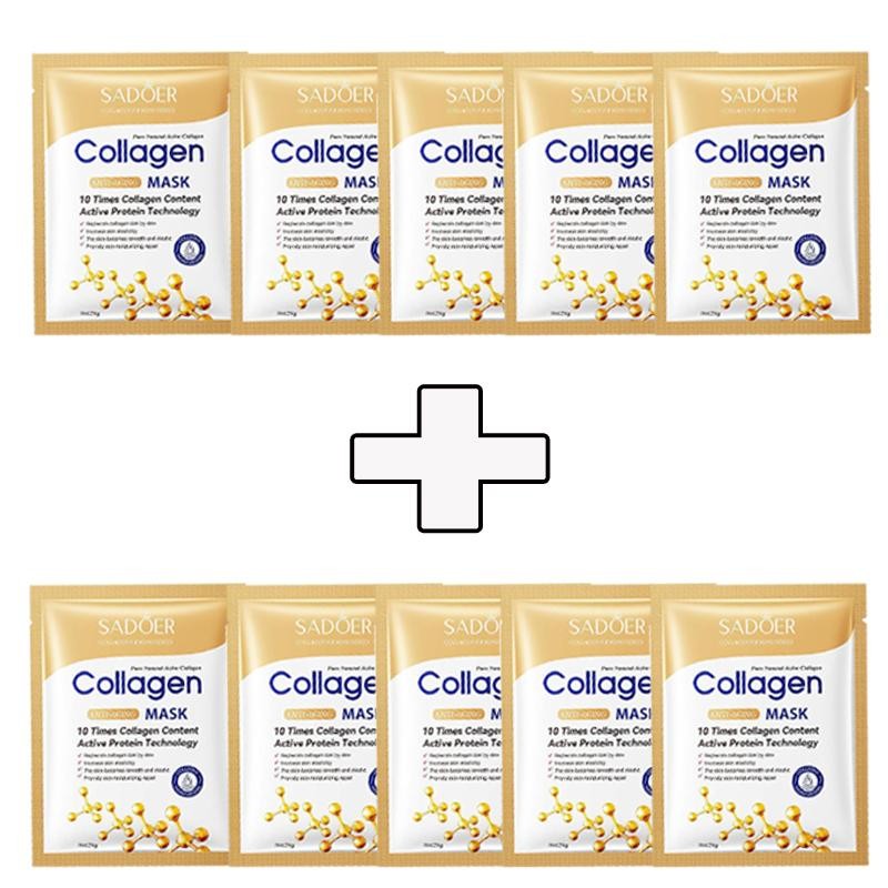 Beauty หน้ากากเซรั่มบำรุงผิว 25g มาสก์คอลาเจนเติมความชุ่มชื้น SADOER มาส์กหน้า บำรุงผิวหน้าความงาม ราคา ถูกที่สุด ดีลบีเคเค แกลเลอรีภาพที่ 7