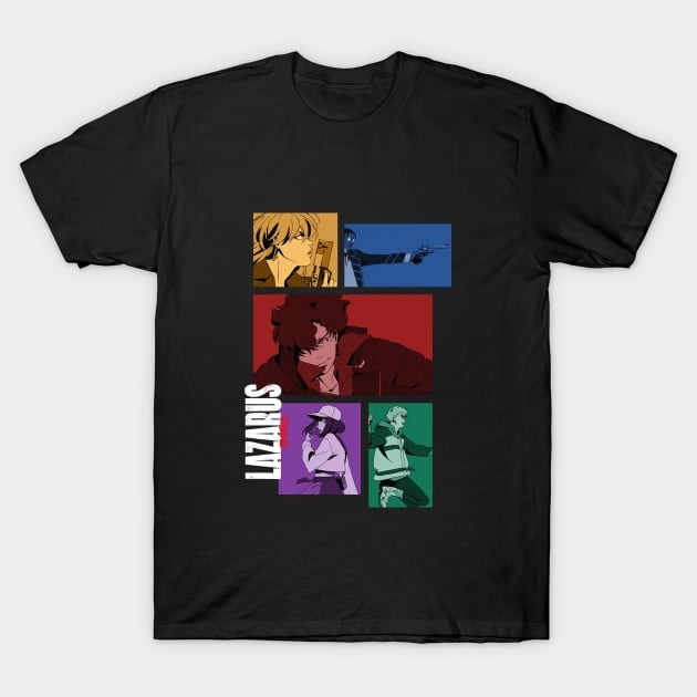 เสื้อยืด Vintage Lazarus Anime T-Shirt แท้ Cotton 100% การ์ตูน สวยๆ ผ้าหนาทรงสวย ยับยากรีดง่าย