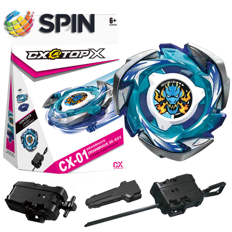 Bey X CX-01 Dran Brave Gyro X พร้อม Launcher Led Grip ชุดสําหรับ ของเล่นเด็กสําหรับเด็กของขวัญวันเกิ