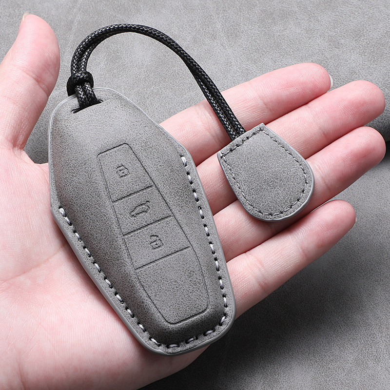 ใช้ได้กับรุ่นปี 2024-2025 เคสกุญแจ Jaecoo J6 Jaecoo6 CHERY ICAR03 หนังแกะป้องกันเต็มรูปแบบสำหรับผู้ช